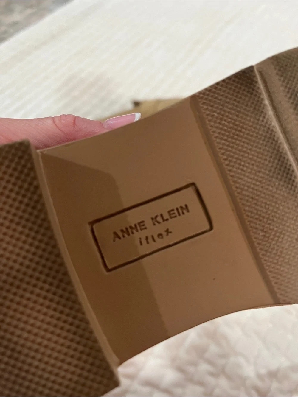 Anne Klein classic suede